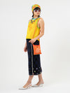 YANYAN KNITS 25 Spring/Summer MONSTERA vest YYK-YYW25-0311-HUANG yellow